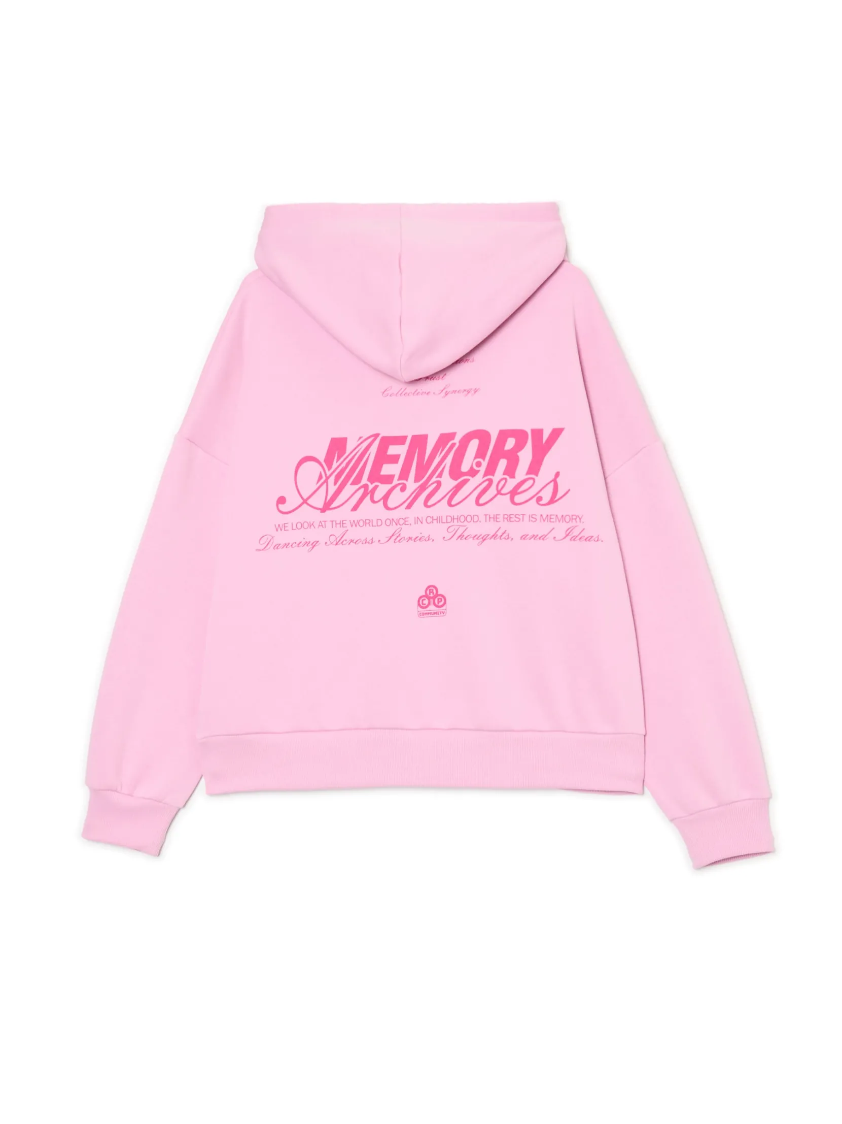 New Różowa bluza z napisami Bluzy