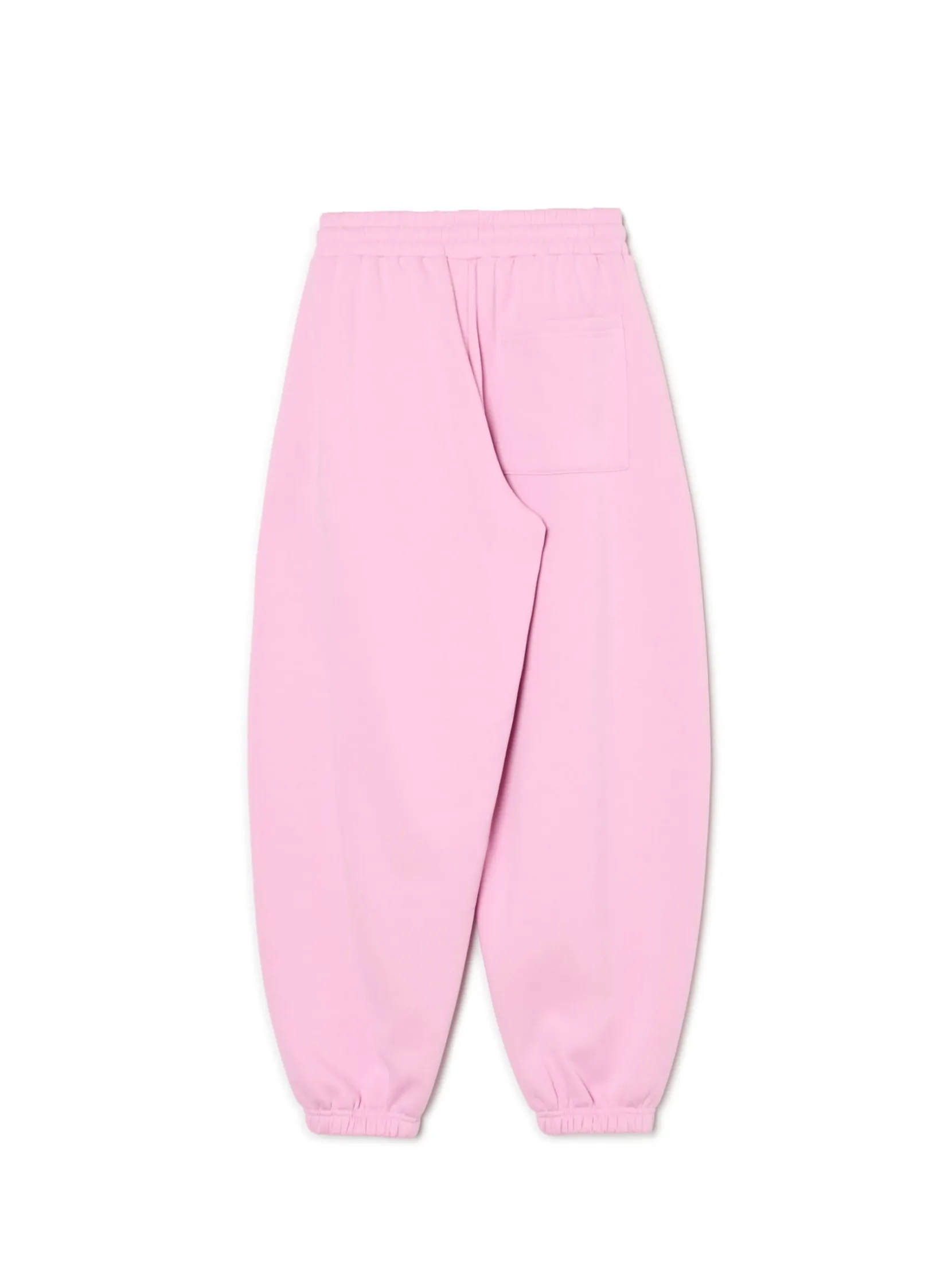 Clearance Różowe joggery z wysokim stanem Spodnie
