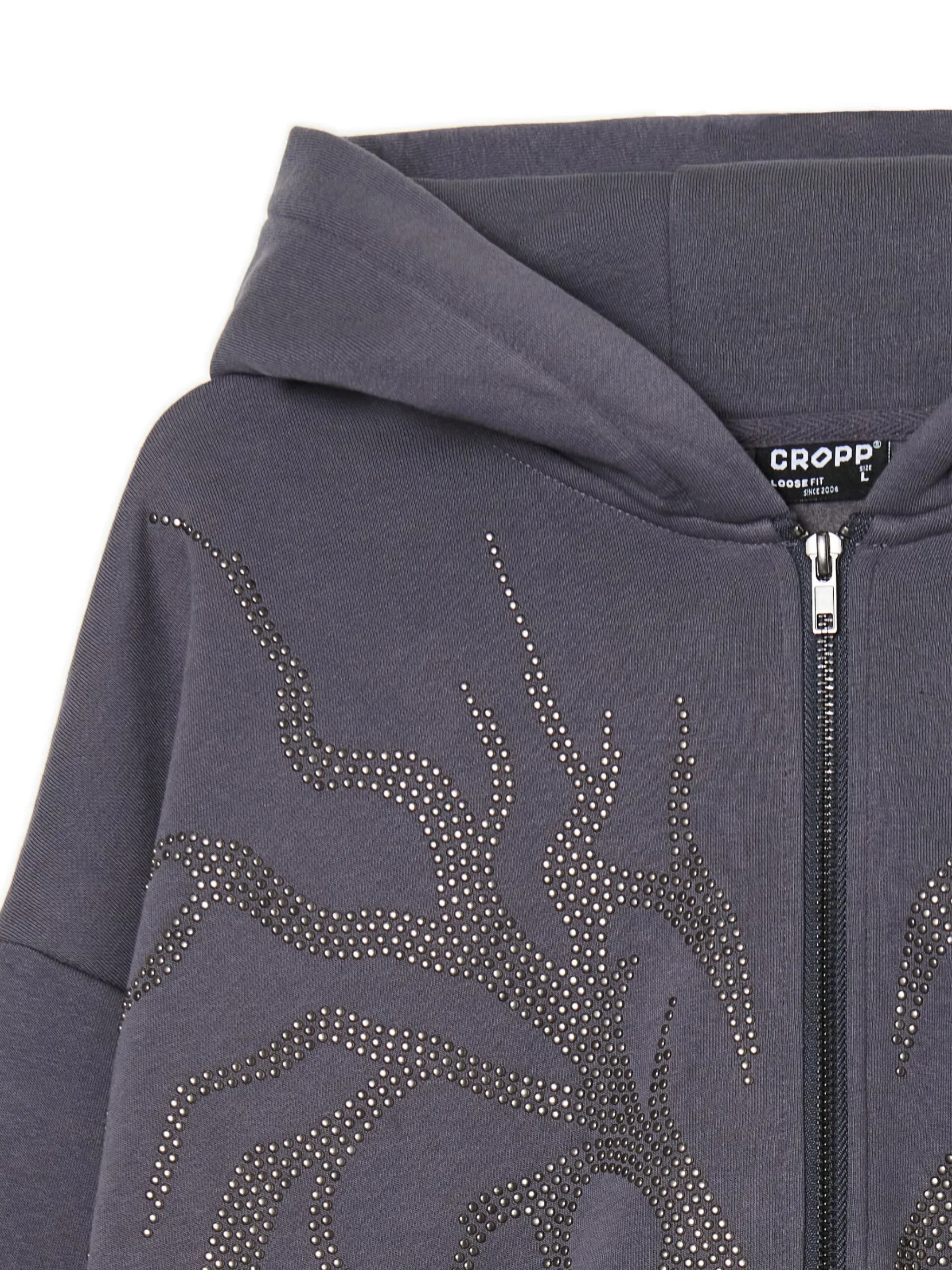 Clearance Rozpinana bluza z aplikacją Bluzy