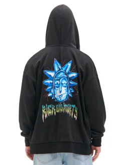 Clearance Rozpinana bluza z kapturem Rick i Morty Bluzy