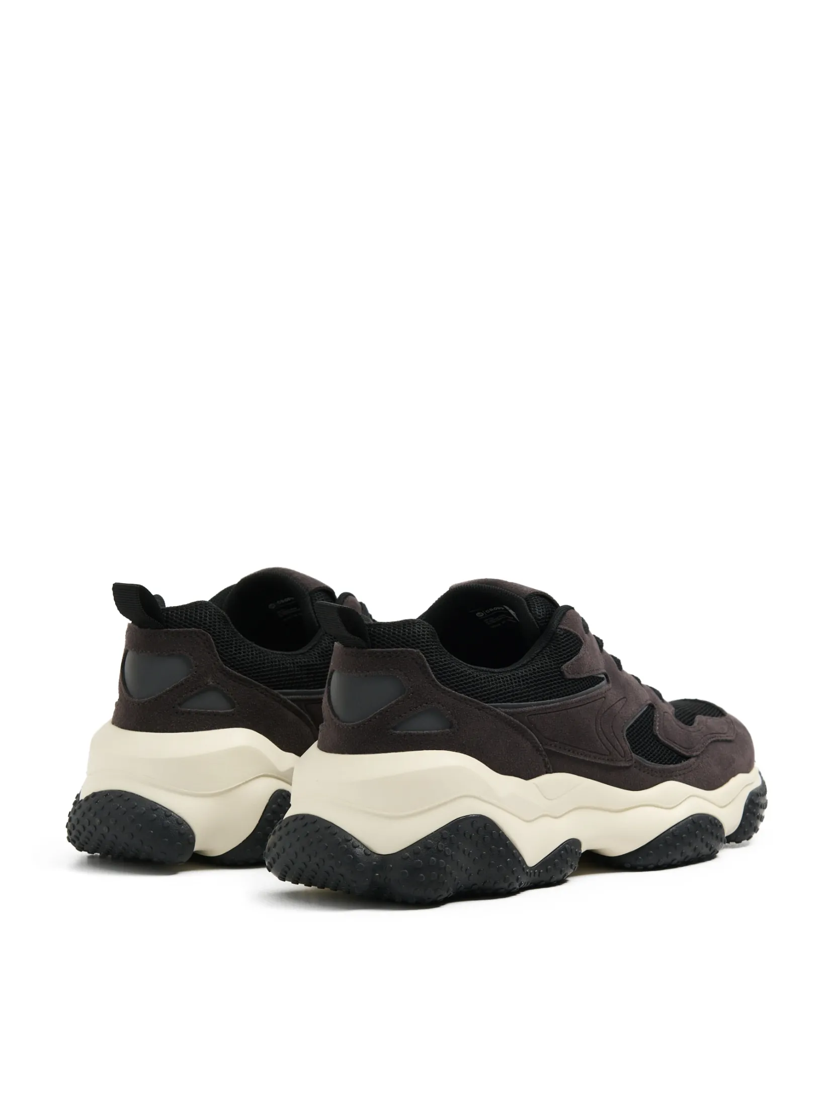 Outlet Sneakersy z elementami skórzanymi Sneakersy