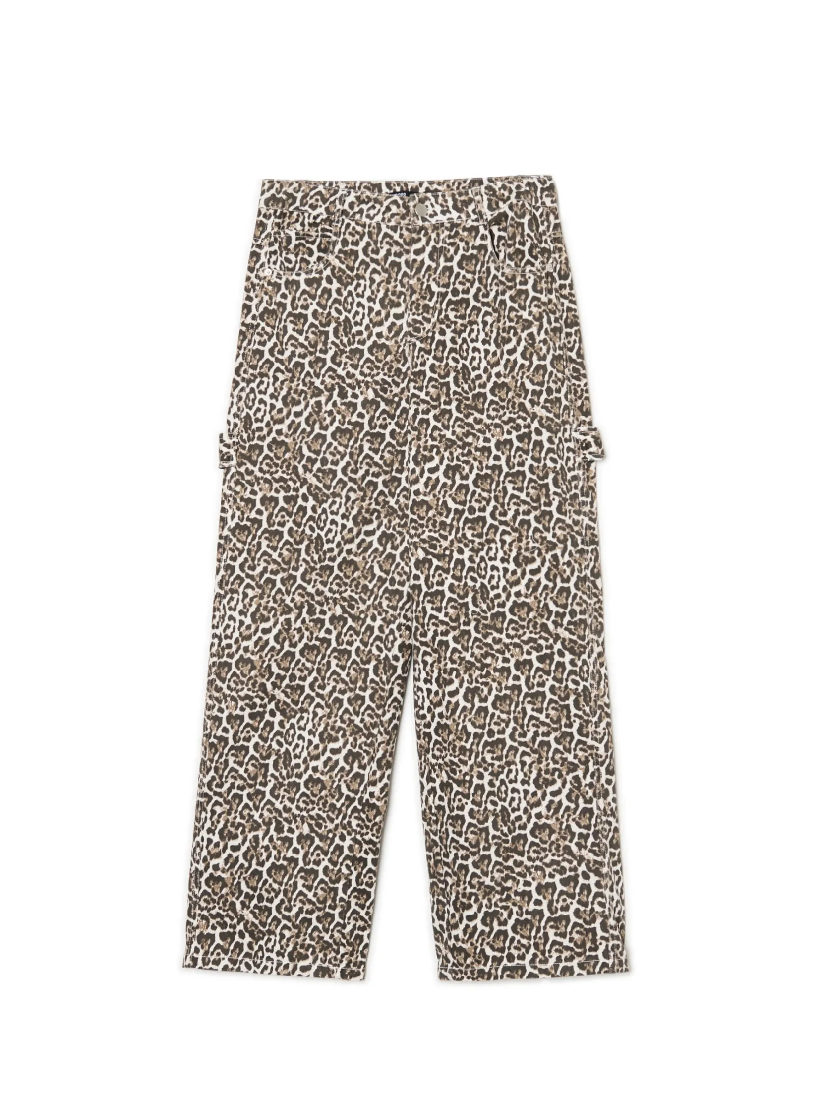 Hot Spodnie baggy w panterkę Spodnie|Sety