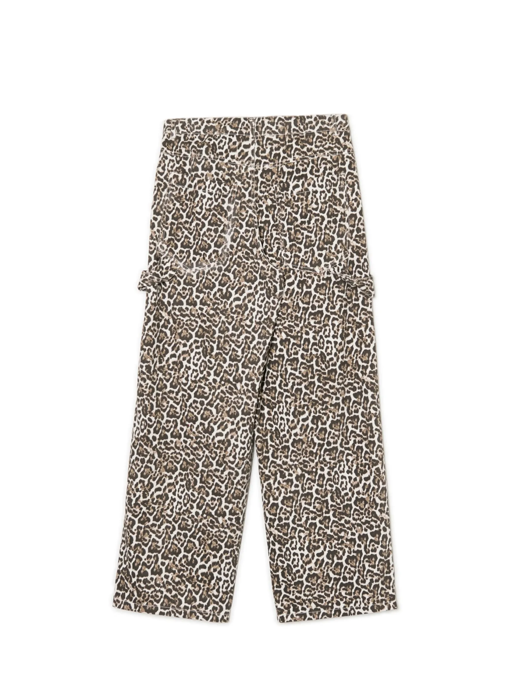 Hot Spodnie baggy w panterkę Spodnie|Sety