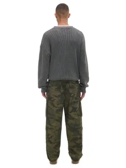 Clearance Spodnie cargo z motywem moro Spodnie