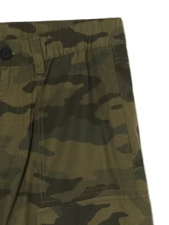 Clearance Spodnie cargo z motywem moro Spodnie