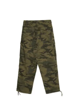 Clearance Spodnie cargo z motywem moro Spodnie