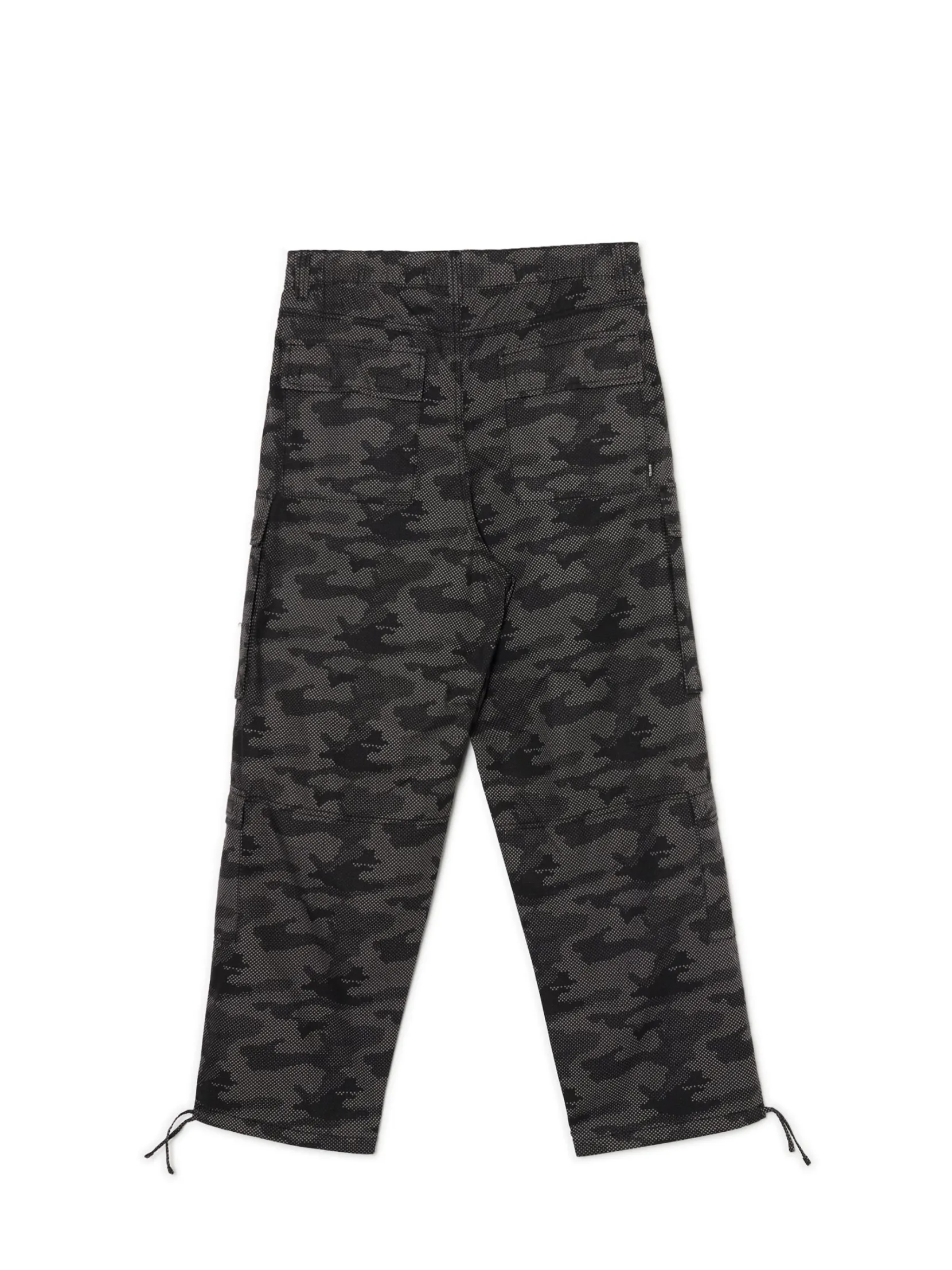 Clearance Spodnie cargo ze wzorem moro Spodnie
