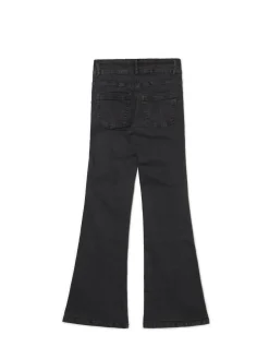Clearance Spodnie flare z efektem sprania Spodnie