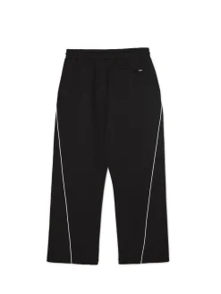 Sale Spodnie wide leg z przeszyciami Spodnie
