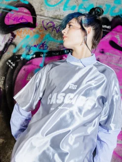 Online Srebrna koszulka z nadrukiem UNISEX Unisex|Unisex