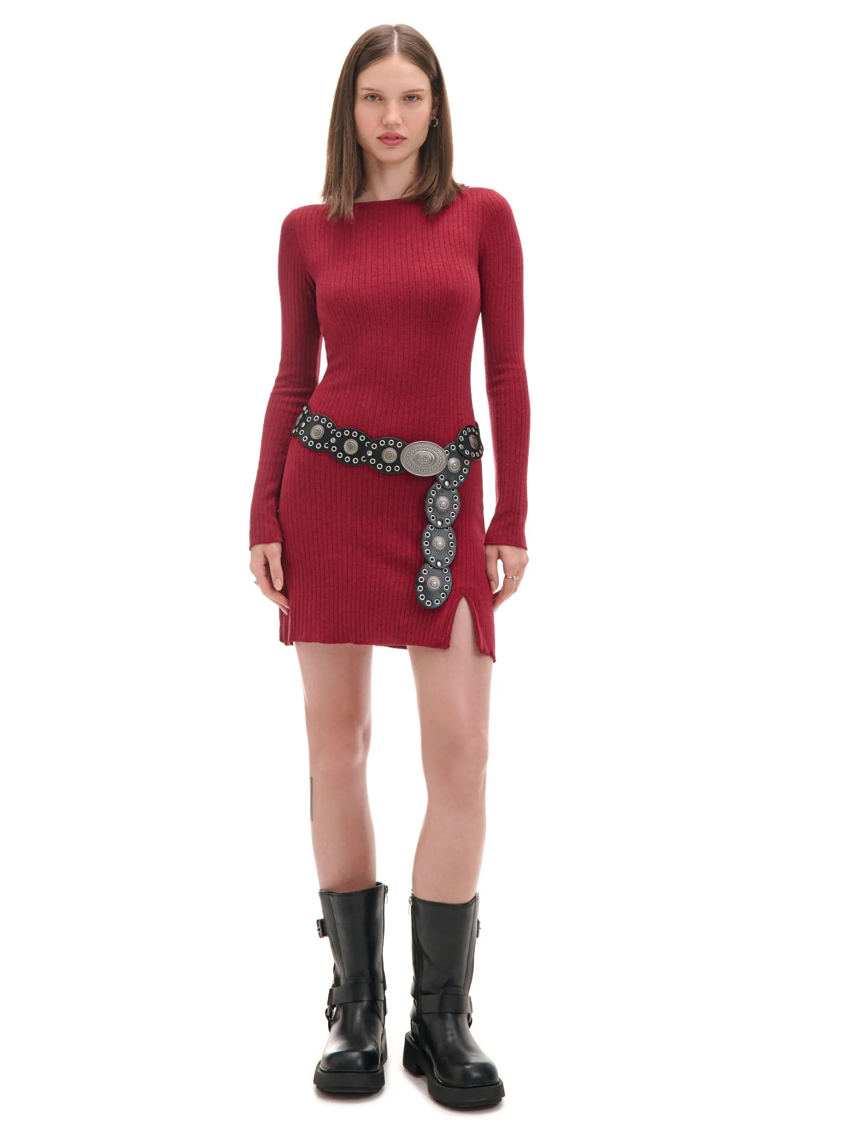 Fashion Sukienka mini z długimi rękawami Sukienki, Kombinezony