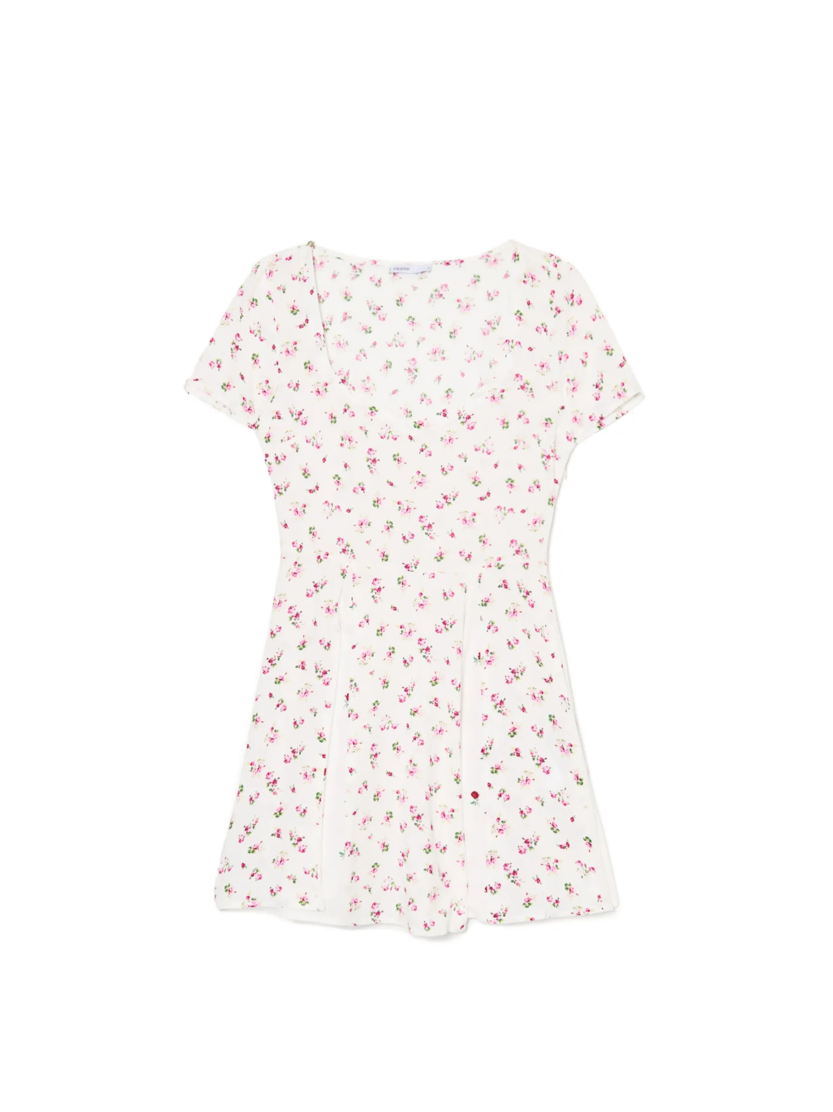 Clearance Sukienka mini z wiskozy w kwiaty Sukienki, Kombinezony