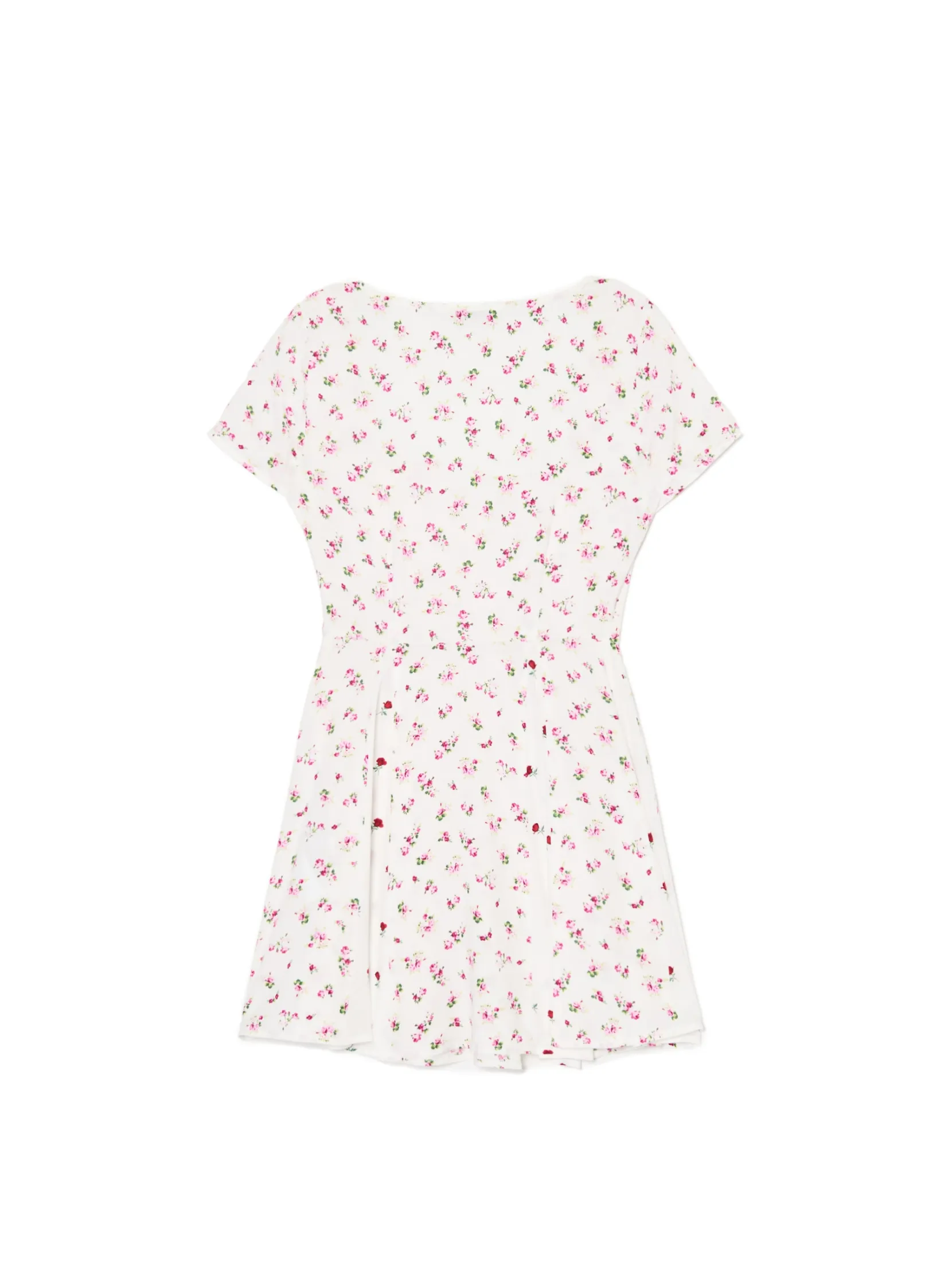Clearance Sukienka mini z wiskozy w kwiaty Sukienki, Kombinezony