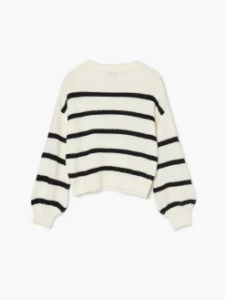 Sale Sweter w czarne paski Swetry