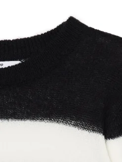Fashion Sweter w paski Swetry