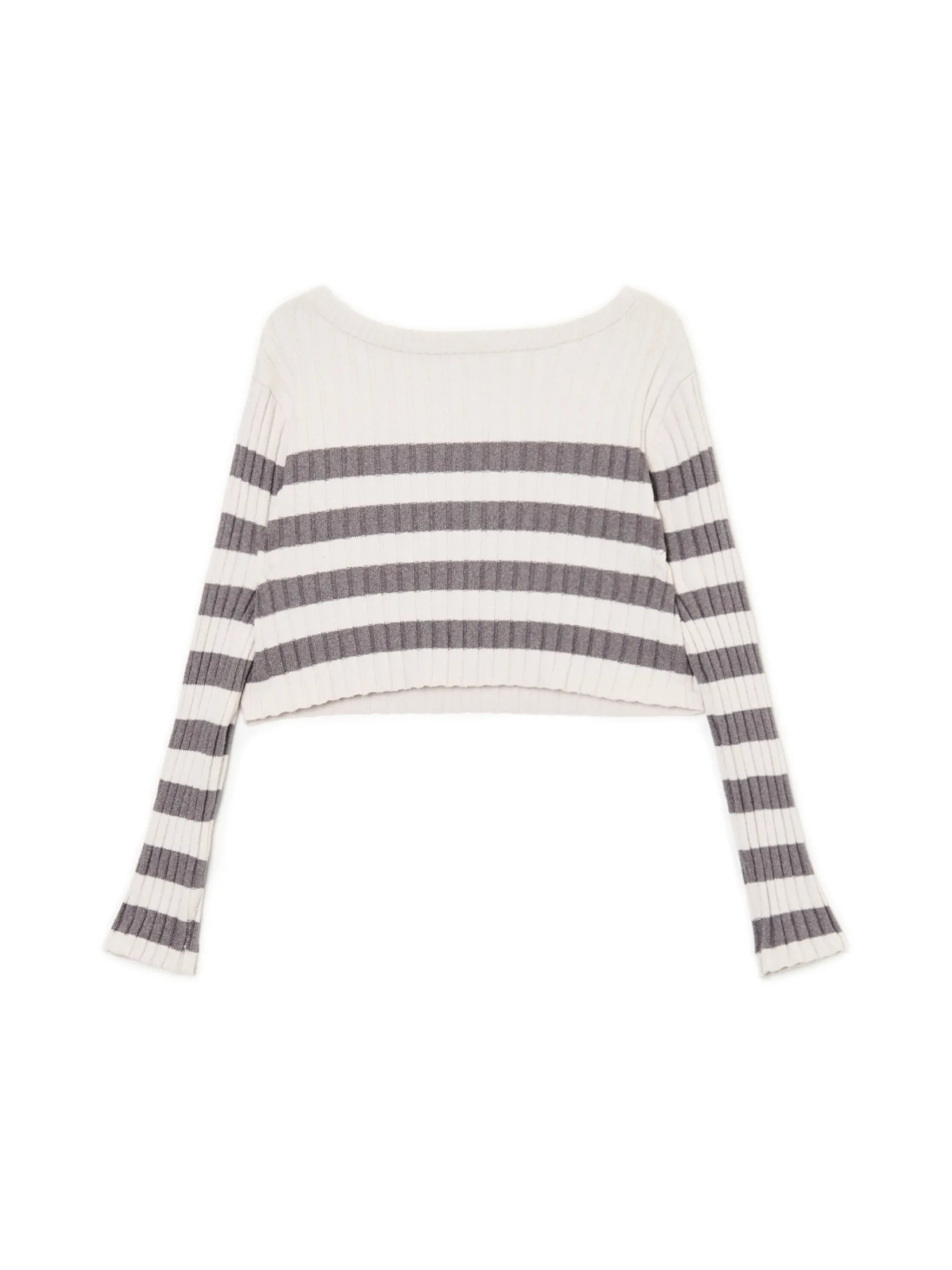 Sale Sweter w poziome paski Swetry