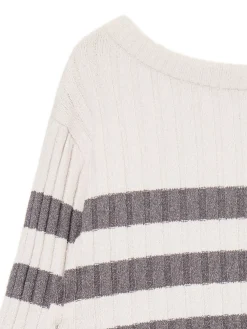 Sale Sweter w poziome paski Swetry