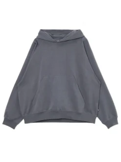 Online Szara bluza oversize z kapturem Bluzy|Sety