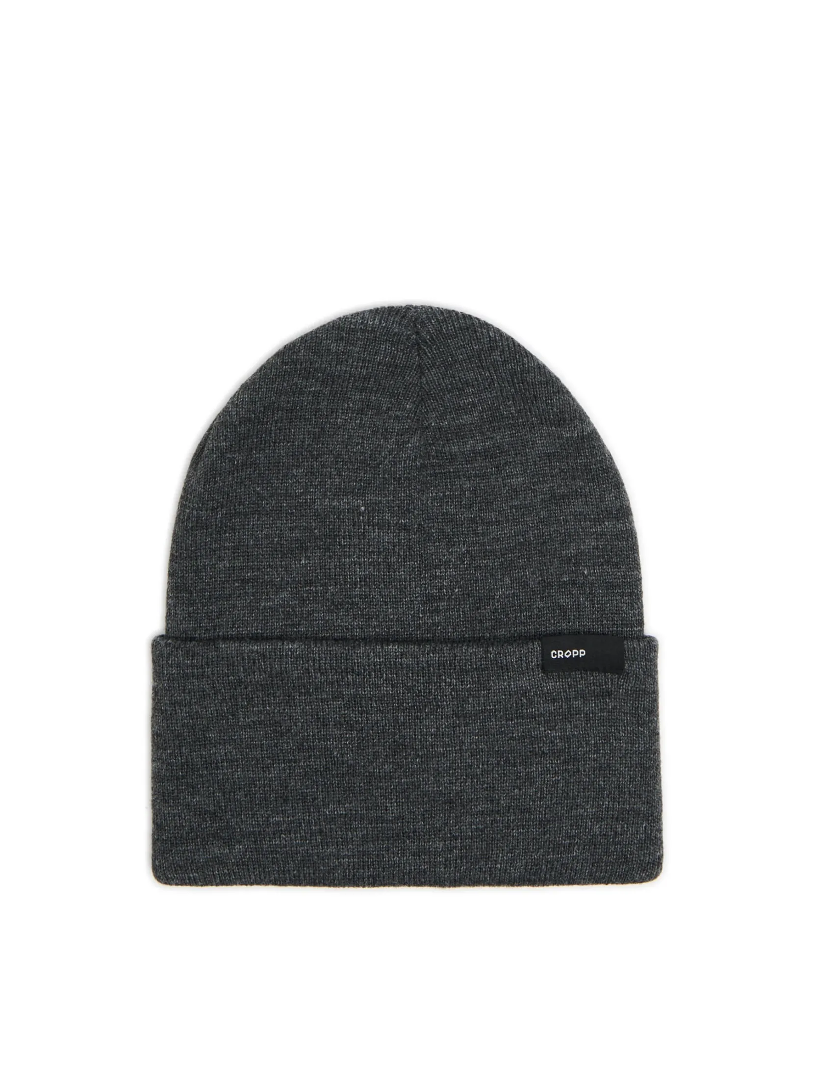 Fashion Szara czapka beanie Czapki|Basic