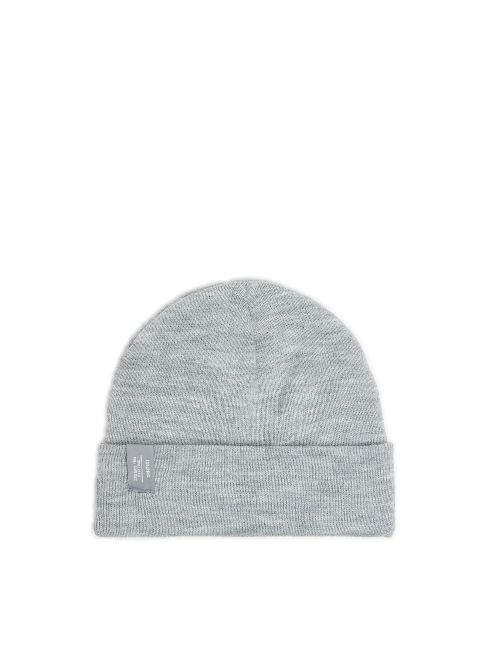 Discount Szara czapka beanie z wiskozą Czapki|Basic