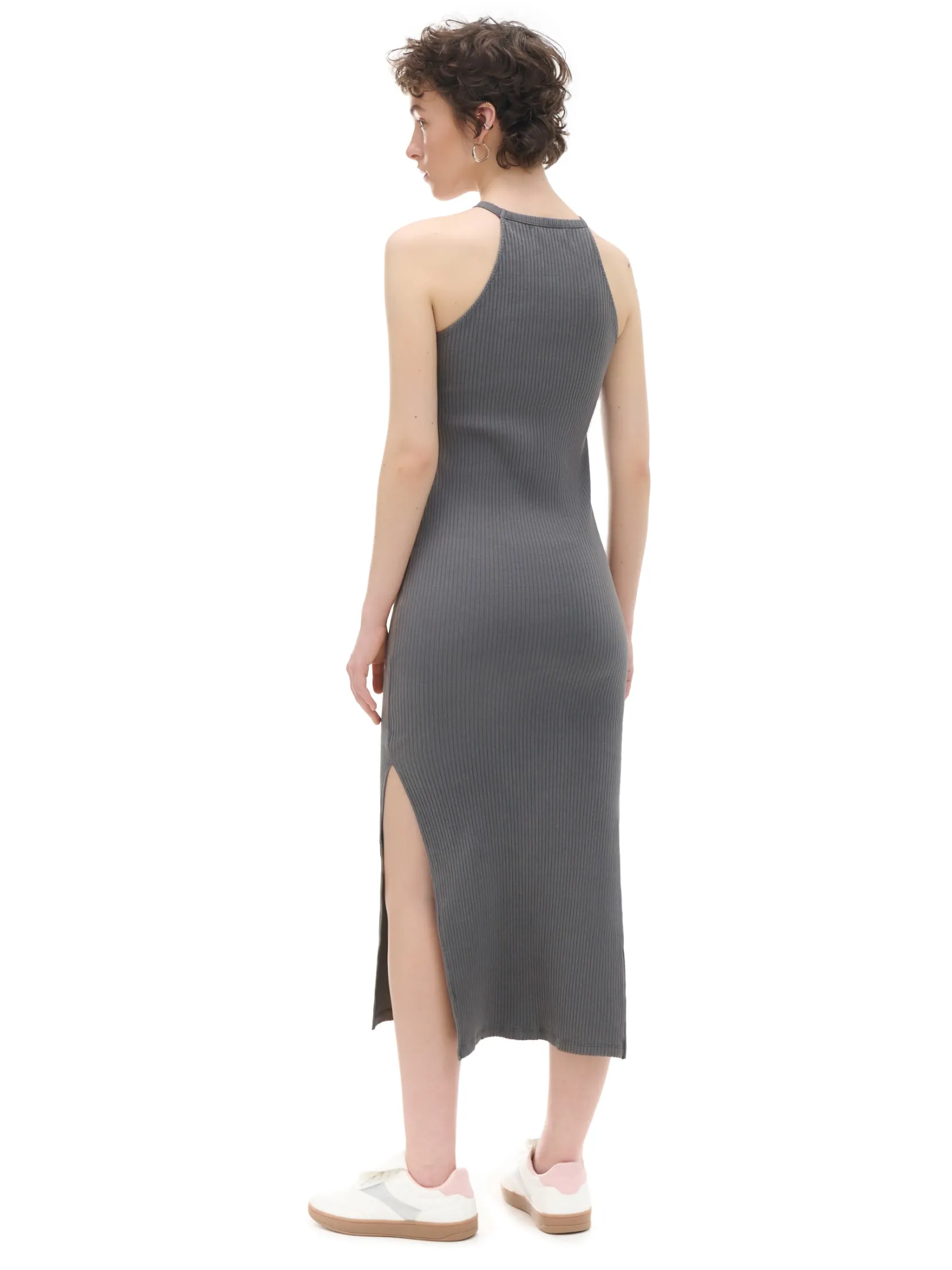 Best Szara plisowana sukienka Sukienki, Kombinezony