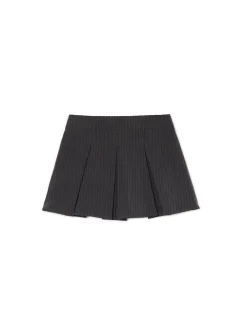 Sale Szara spódnica mini Spódnice|Sety