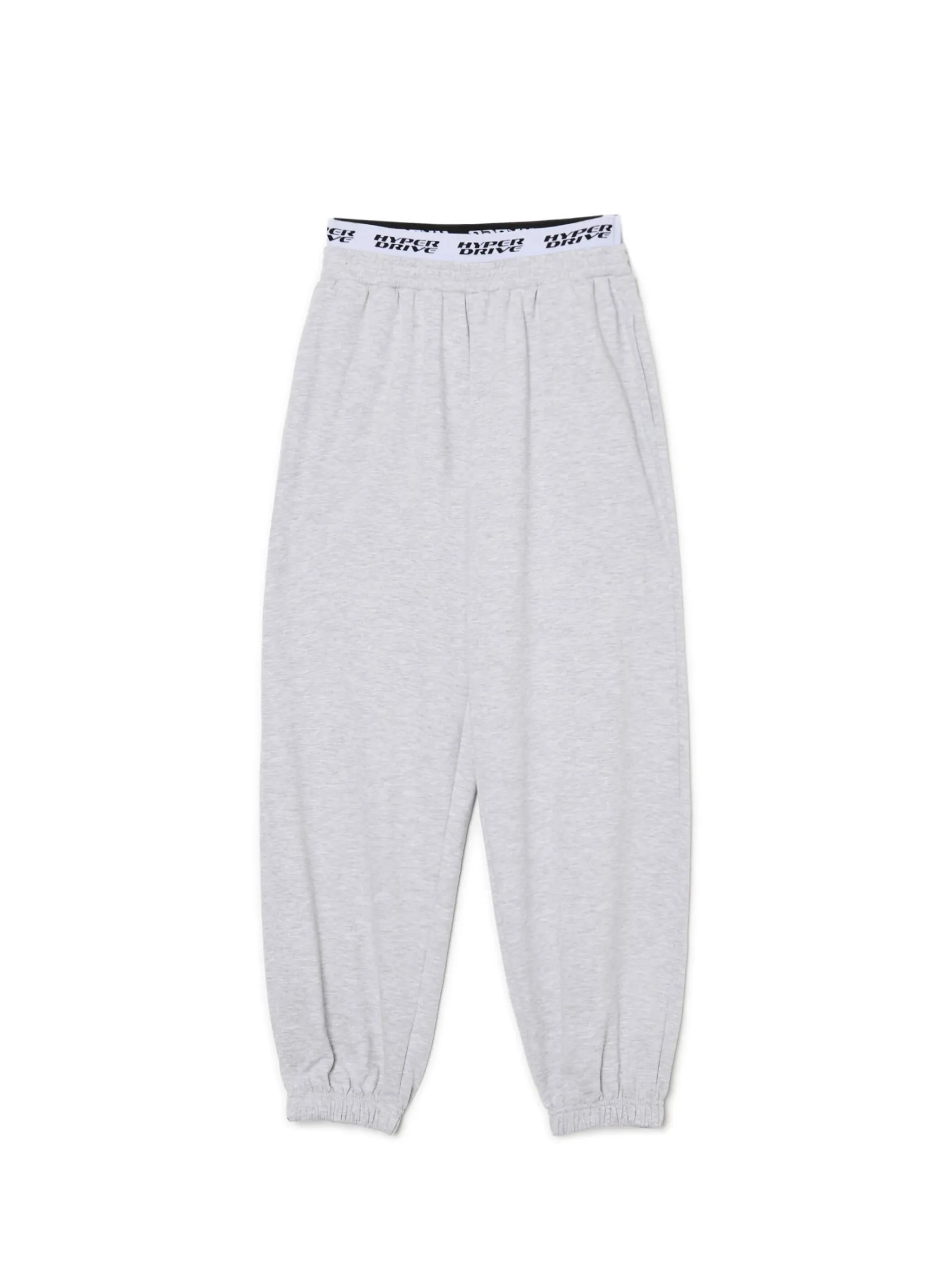 Outlet Szare dresowe joggery Spodnie