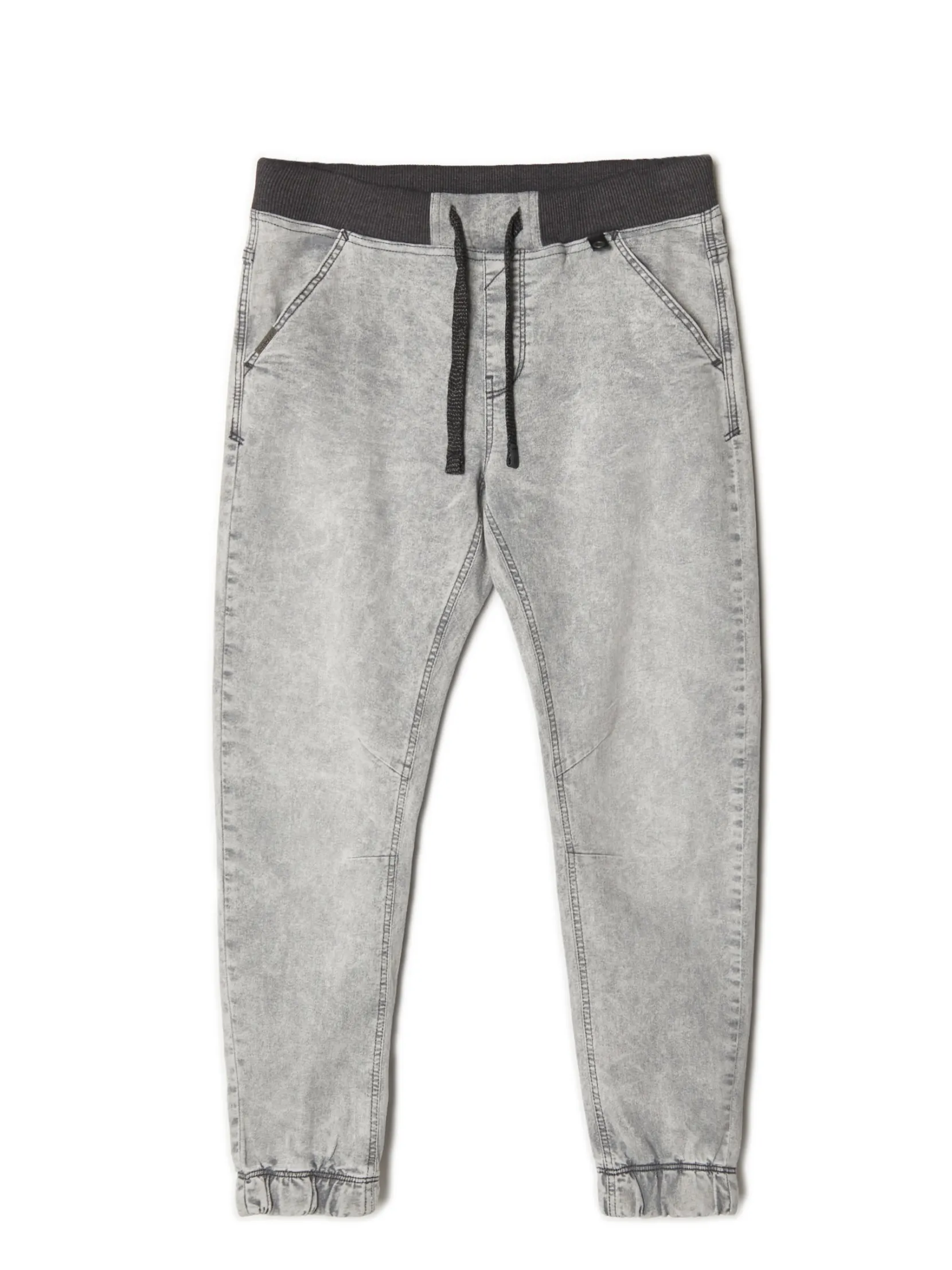 Best Szare jeansowe joggery Jeansy