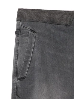 Sale Szare jeansowe joggery chino Jeansy