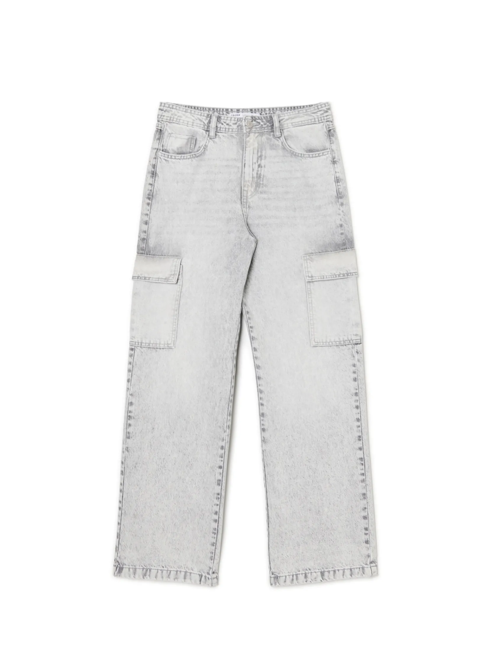 Clearance Szare jeansy baggy Jeansy