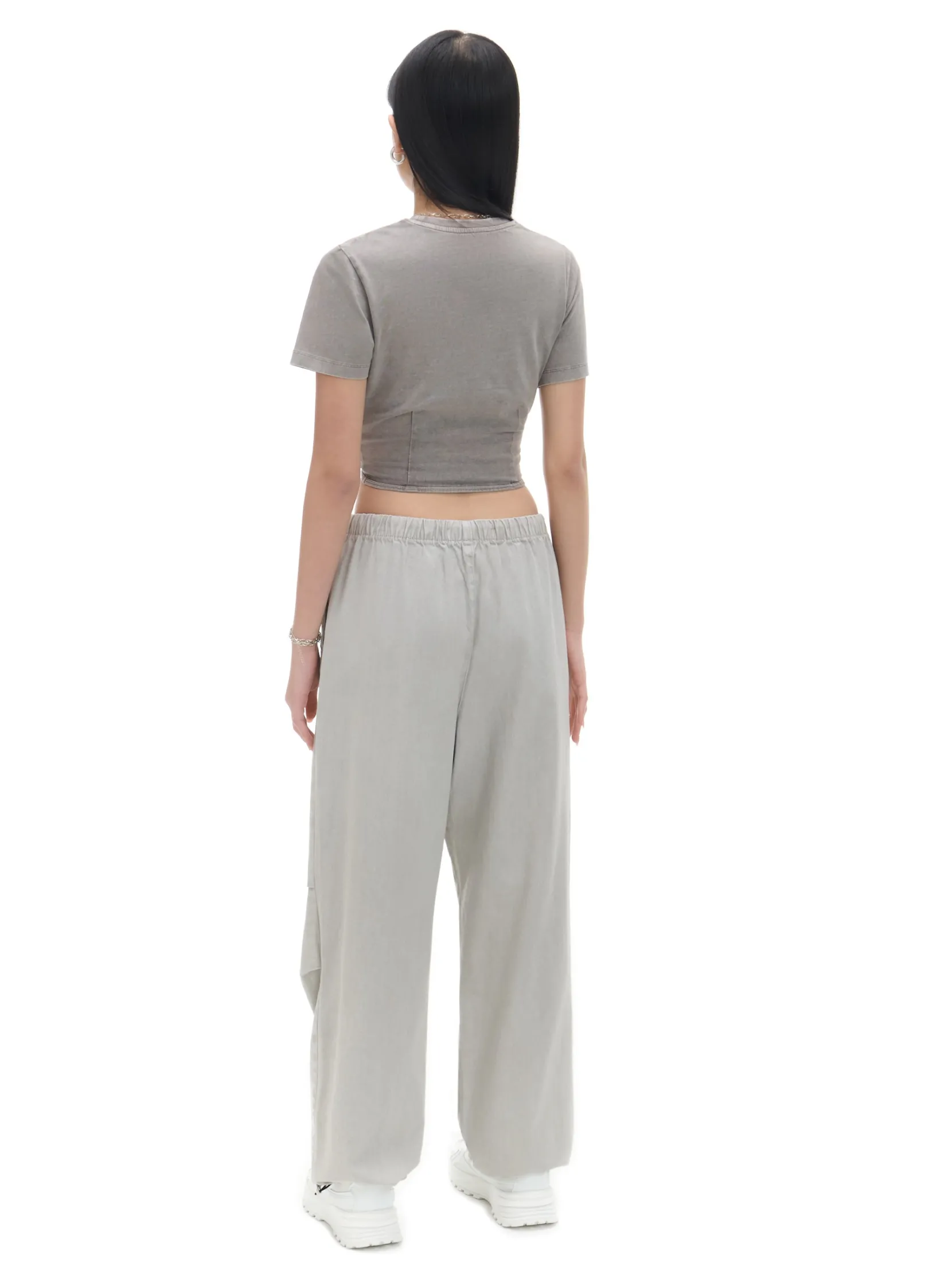 Sale Szare jeansy parachute Jeansy
