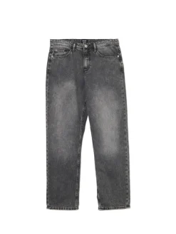 New Szare jeansy relaxed Jeansy