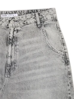 Fashion Szare jeansy skater Jeansy
