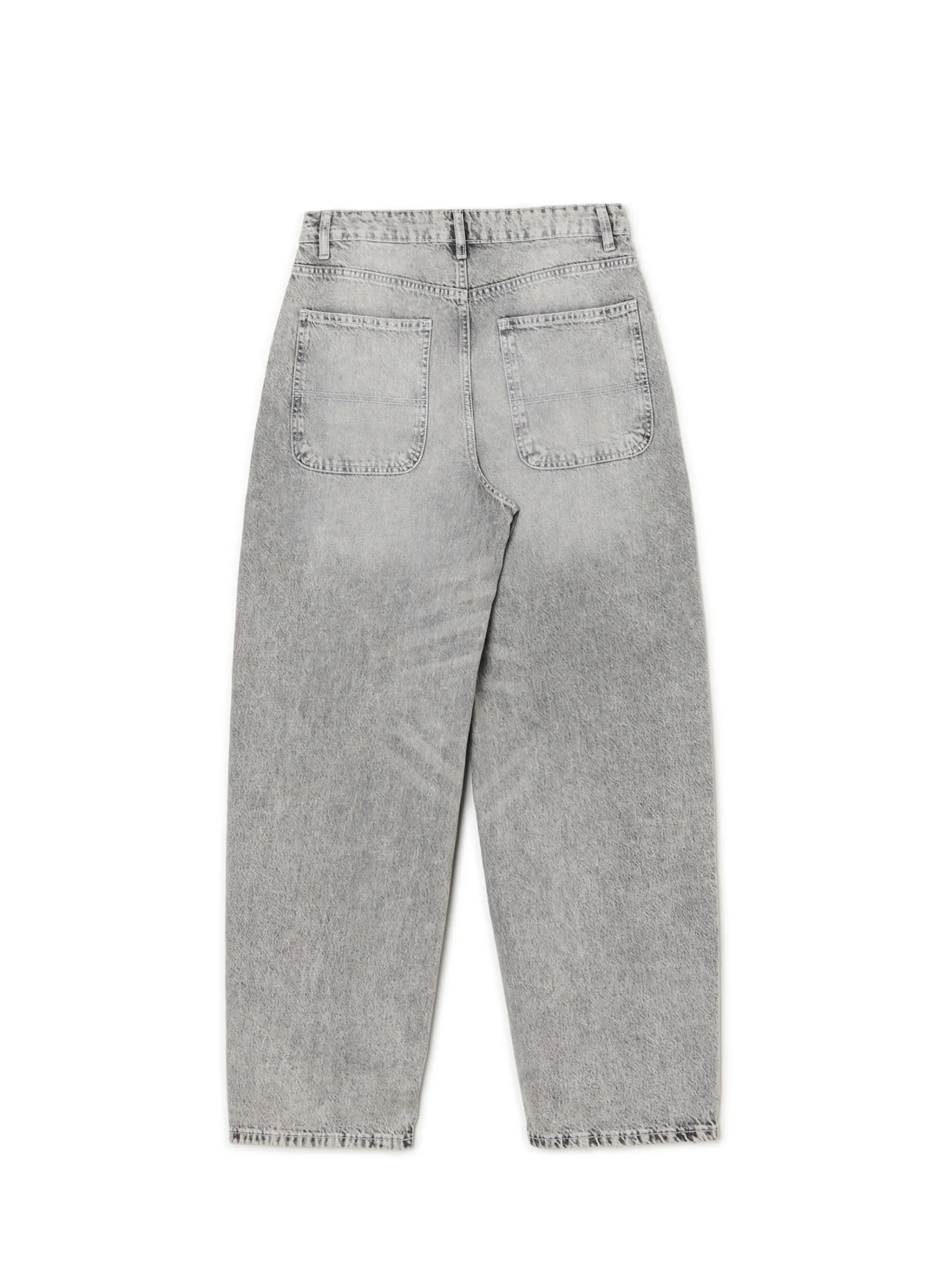 Fashion Szare jeansy skater Jeansy