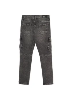 Outlet Szare jeansy skinny Jeansy
