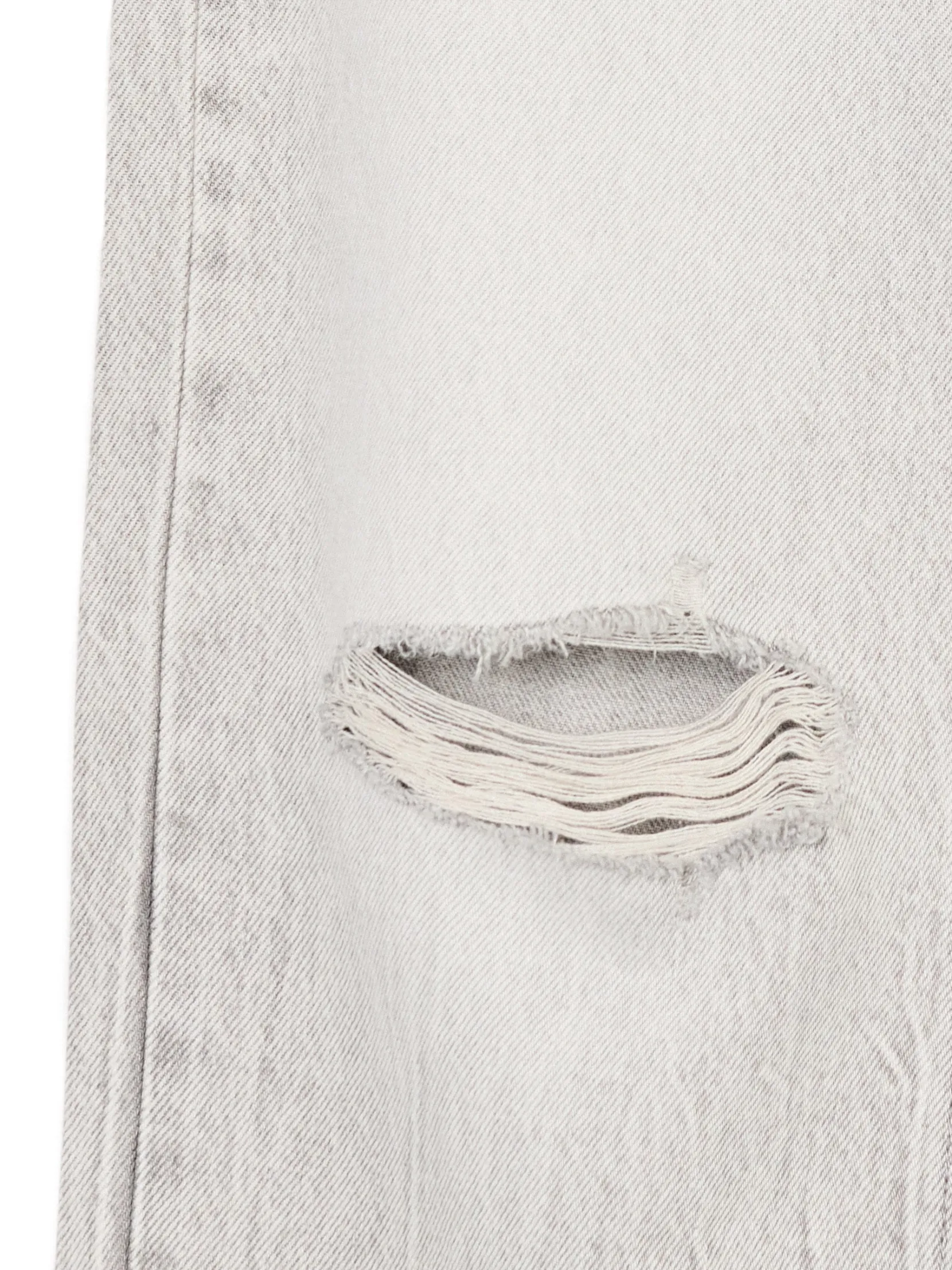 Fashion Szare jeansy straight Jeansy