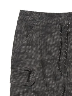 Sale Szare joggery basic z kieszeniami cargo Spodnie