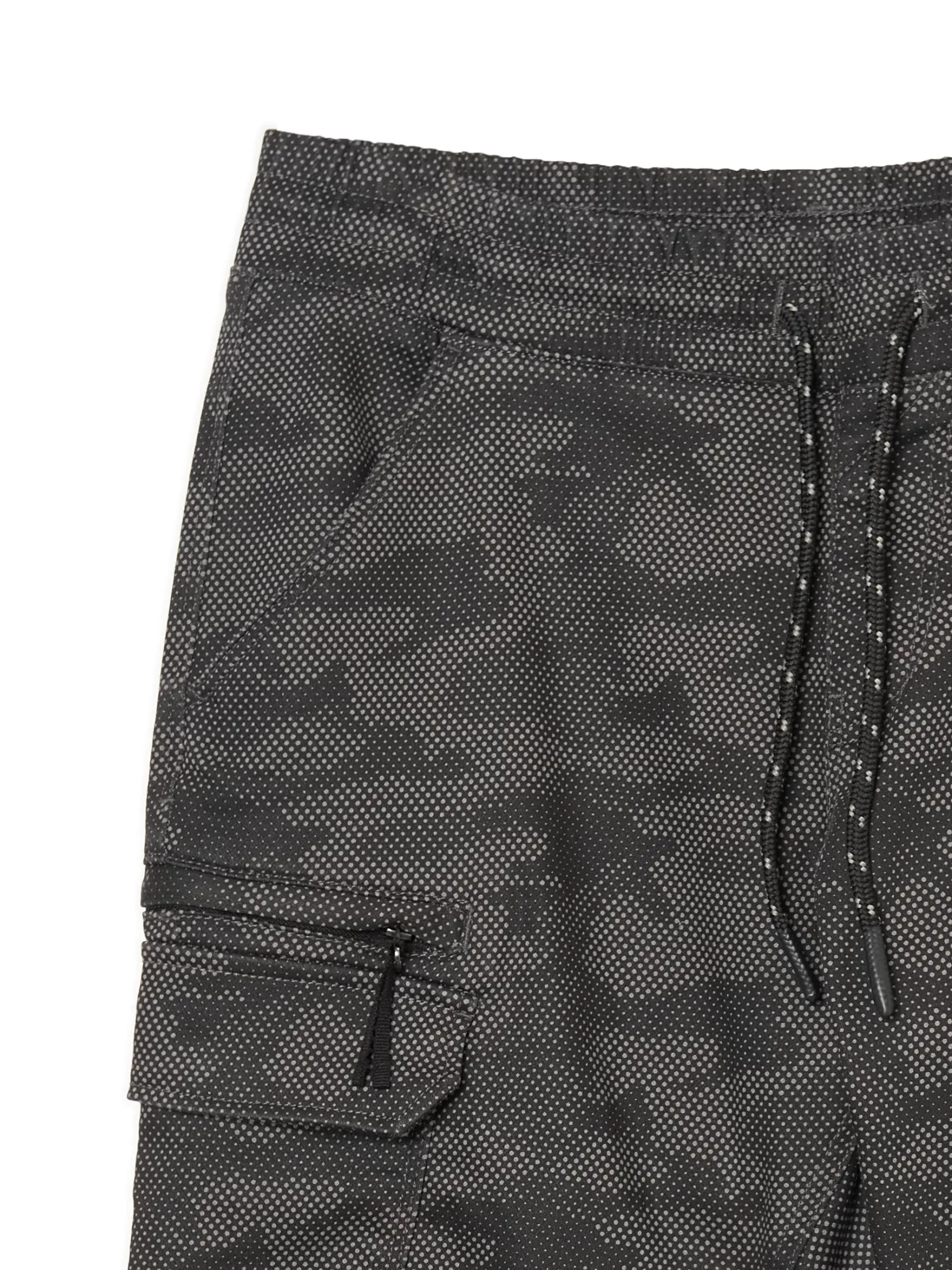 Sale Szare joggery basic z kieszeniami cargo Spodnie