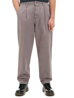 Online Szare szerokie chinosy Baggy|Spodnie