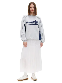 Sale Szaro-granatowa bluza Baltic Games Bluzy