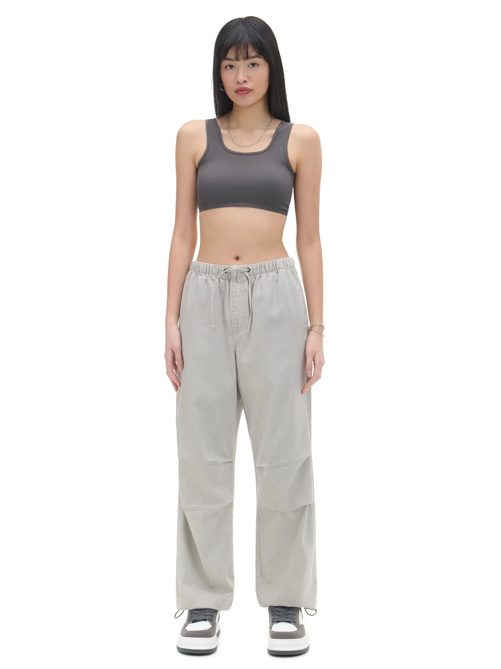 Outlet crop top na ramiączkach Koszulki, Topy