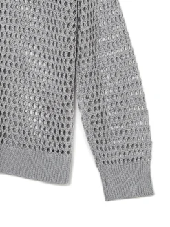 Clearance siatkowy sweter Swetry
