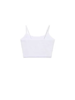 Clearance Szary top z białymi ramiączkami Sety