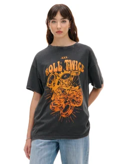 New T-shirt z kolorowym nadrukiem Koszulki, Topy