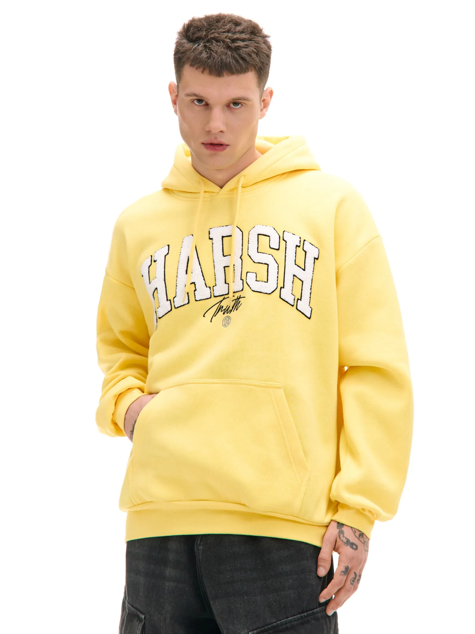 Best Żółta bluza z aplikacją UNISEX Bluzy|Unisex