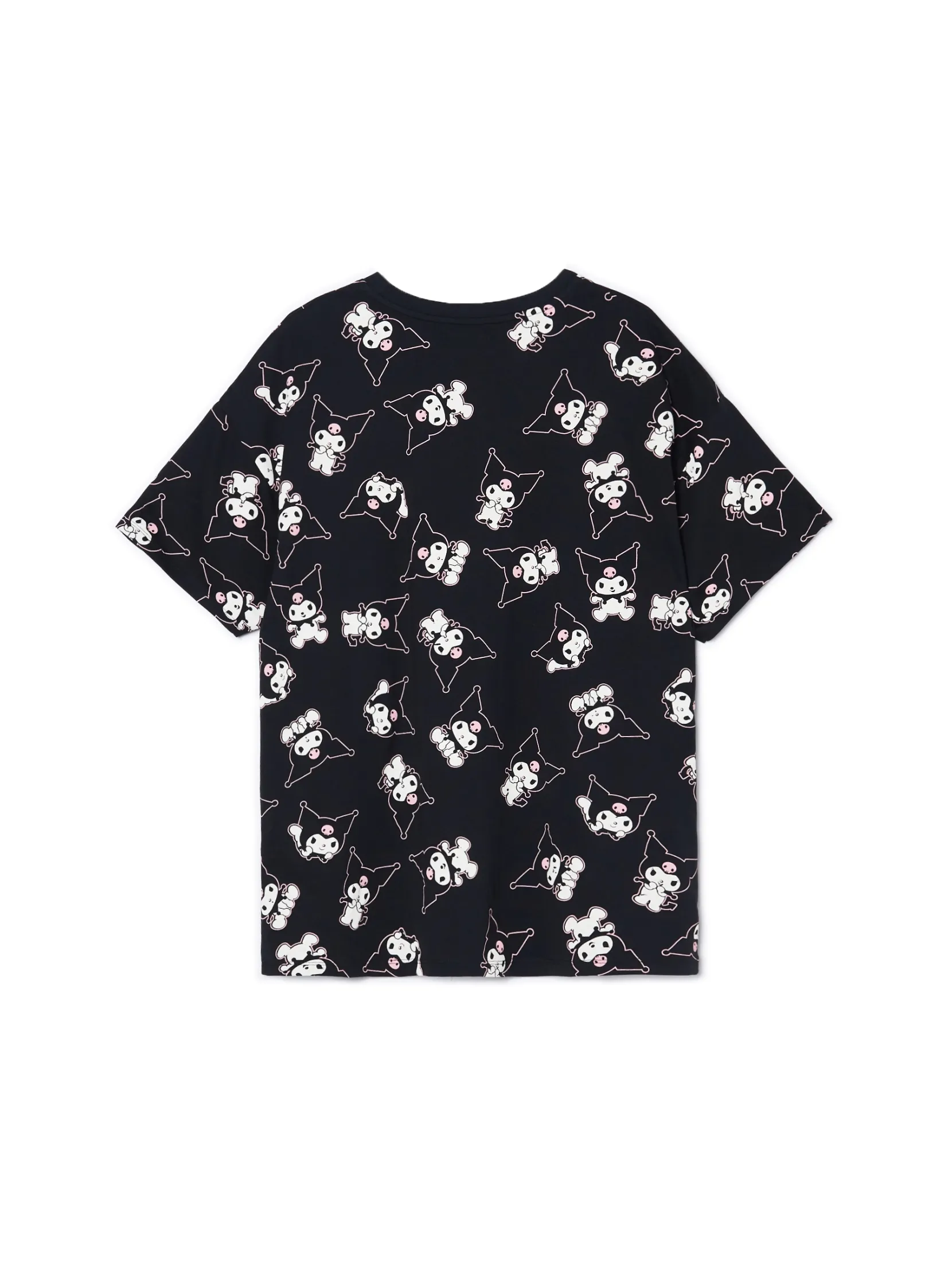Best T-shirt oversize z nadrukiem Kuromi Koszulki, Topy