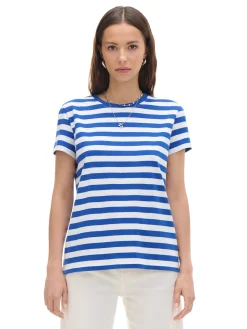 Online T-shirt w e paski Koszulki, Topy