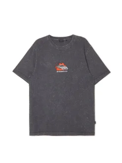 Sale T-shirt z efektem acid wash Koszulki