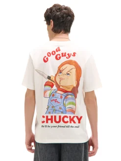 New T-shirt z nadrukiem Chucky Koszulki