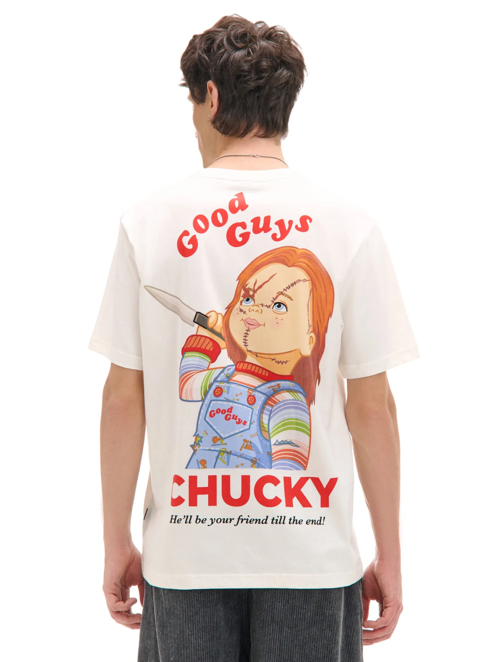 New T-shirt z nadrukiem Chucky Koszulki